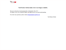 Tablet Screenshot of nailpartner-global.com